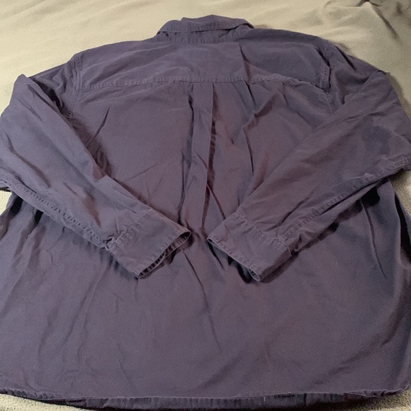 Men’s Eddie Bauer black, long sleeve, shirt.  Size XL. Chest approx 26 inches - Picture 8 of 12